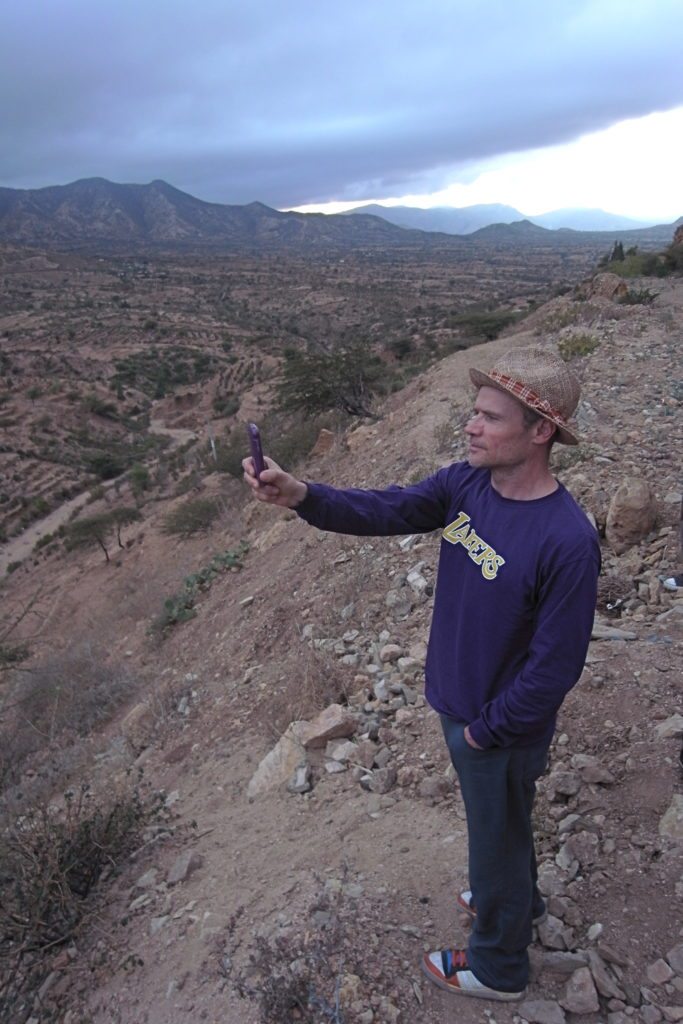 Flea taking in the sights, photo by Stephen Budd