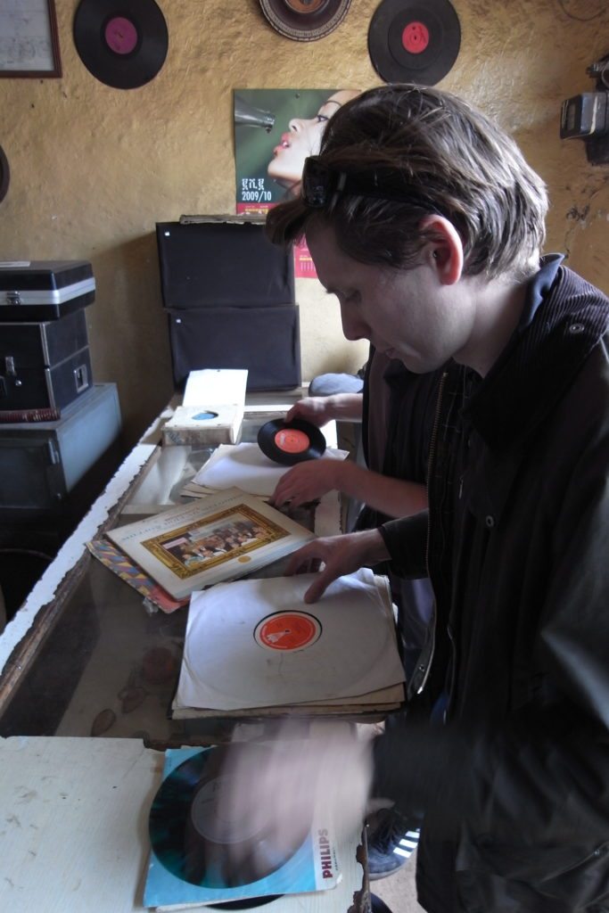 Crate digging with Franz Ferdinand's Alex Kapranos, photo by Stephen Budd