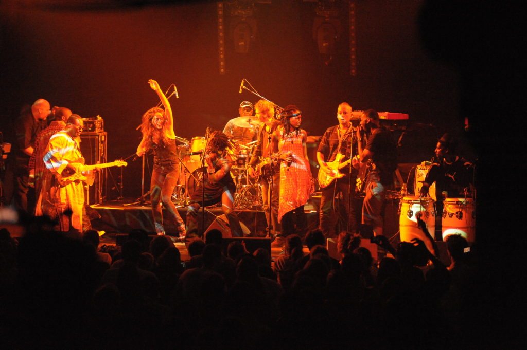 Remi Kabaka, Bashy, Fatoumata Diawara, The Izia, Dobet Gnahore, Tony Allen and Amadou Bagayoko. 