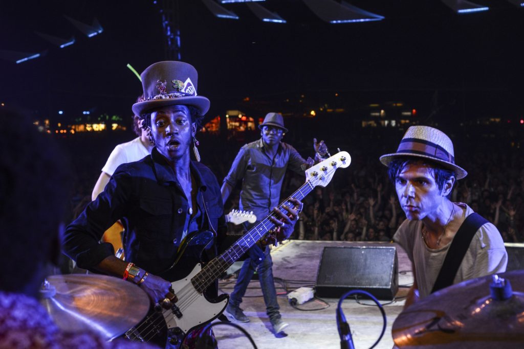 Seye, Aliou Toure and Nick Zinner by M.L. Nielsen. 